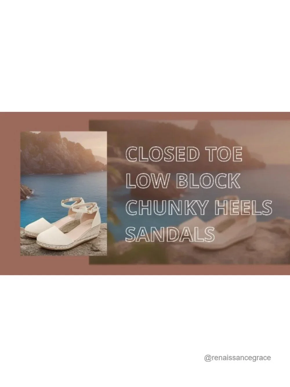 Women's Closed Toe Ankle Strap Espadrilles Wedge Sandals
